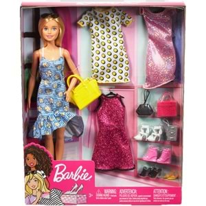 Barbie Fashioniastas Aksesuarlı Bebek JCR80