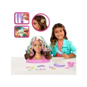 Barbie® Saç Tasarımı Büstü - Kahverengi Saçlı JFG82