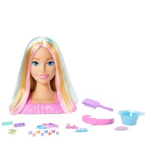 Barbie® Saç Tasarımı Büstü - Sarı Saçlı JFG81