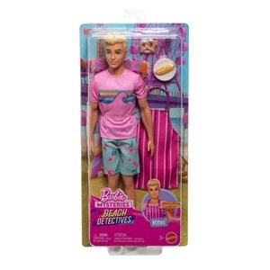 Barbie® KEN® Mysteries Beach Detectives Bebek ve Aksesuarları JFV65