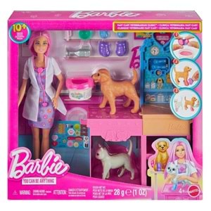 Barbie®'nin Veteriner Kliniği™ Bebek ve Aksesuarları JFX93