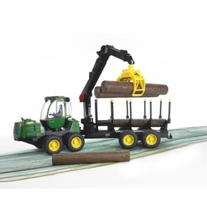 Bruder John Deere 121E Kütük Yükle. Ve Nak. Aracı Br02133