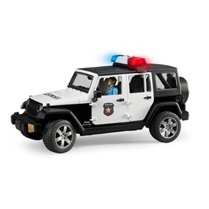 Bruder Jeep Wranger U.R. Polis Aracı Ve Memur Br02526