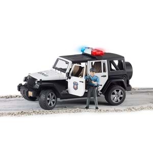 Bruder Jeep Wranger U.R. Polis Aracı Ve Memur Br02526