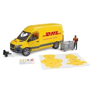Bruder MB Sprinter DHL Kamyonu + Sürücüsü Br02671