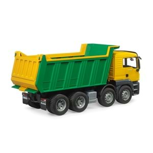 Bruder Man Tgs Damperli Kamyon (Sarı-Yeşil) Br03766