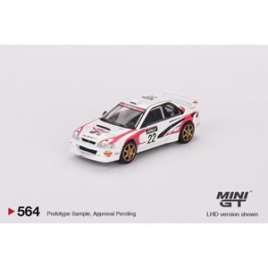 Mini GT 564 1:64 SUBARU Impreza WRC98 1999 Rally Tour de Corse #22