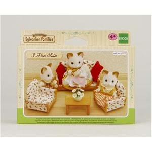 Sylvanian Families 3 Parça Koltuk Seti ve Orta Sehpa ESF4464