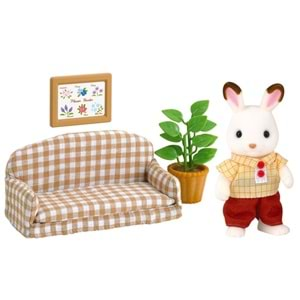 Sylvanian Families Çikolata Kulaklı Tavşan Baba Seti ESF5013