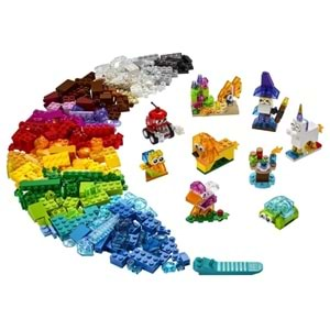 LEGO-11013 Classic Yaratıcı Şeffaf Yapım Parçaları