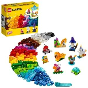 LEGO-11013 Classic Yaratıcı Şeffaf Yapım Parçaları