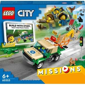 LEGO-60353 City Vahşi Hayvan Kurtarma Görevleri