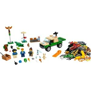 LEGO-60353 City Vahşi Hayvan Kurtarma Görevleri