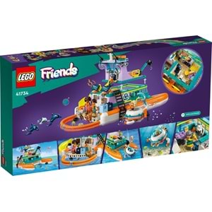 LEGO-41734 Friends Deniz Kurtarma Teknesi