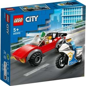 LEGO-60392 City Polis Motosikleti Araba Takibi