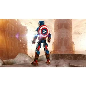 LEGO-76258 Marvel Kaptan Amerika Yapım Figürü