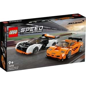 LEGO-76918 Speed Champions McLaren Solus GT ve McLaren F1 LM