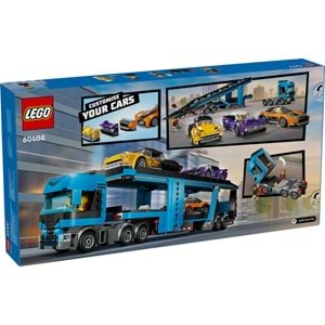 LEGO-60408 City Spor Arabalı Araç Taşıma Kamyonu