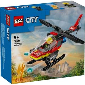 LEGO-60411 City İtfaiye Kurtarma Helikopteri