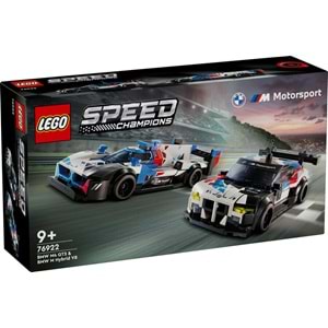 LEGO-76922 Speed Champions BMW M4 GT3 ve BMW M Hybrid V8 Yarış Arabaları