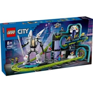 LEGO-60421 City Robot Dünyası Hız Treni Parkı