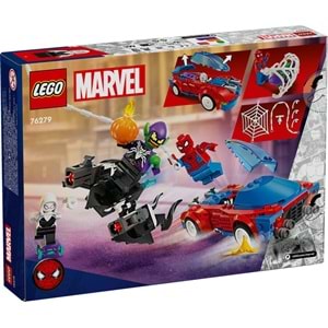 LEGO-76279 Marvel Örümcek Adam Yarış Arabası ve Venom Green Goblin