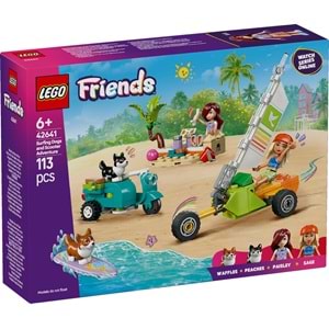LEGO-42641 Friends Sörfçü Köpekler ve Scooter Macerası