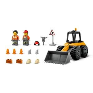 LEGO-60450 City Sarı Tekerlekli İnşaat Yükleyicisi