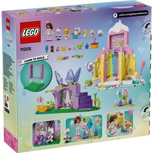 LEGO-11205 Gabby's Dollhouse Tatlı Şekerleme Dağı ve Kedi Bahçesi