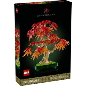 LEGO-10348 Botanicals Japon Kırmızı Akçaağaç Bonsai Ağacı