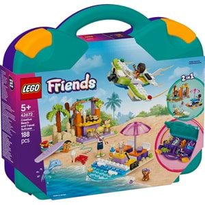 LEGO-42672 Friends Yaratıcı Plaj ve Seyahat Bavulu