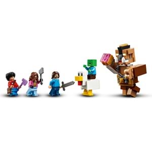 LEGO-21272 Minecraft Orman Malikanesi Dövüş Ringi