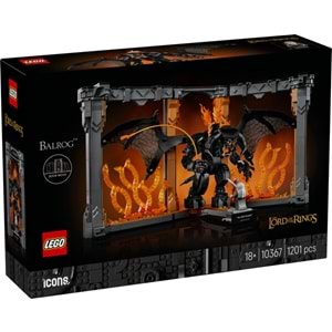 LEGO-10367 Icons Yüzüklerin Efendisi: Balrog™ Kitaplık Dekoru