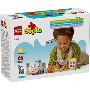 LEGO-10447 DUPLO Ambulans ve Sürücü