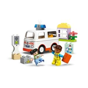 LEGO-10447 DUPLO Ambulans ve Sürücü