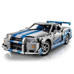 LEGO-42210 Technic Daha Hızlı Daha Öfkeli Nissan Skyline GT-R (R34) Araba