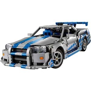 LEGO-42210 Technic Daha Hızlı Daha Öfkeli Nissan Skyline GT-R (R34) Araba