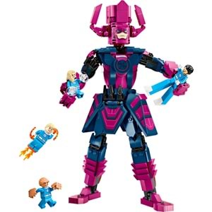 LEGO-76316 Marvel Fantastik Dörtlü, Galactus Yapım Figürüne Karşı
