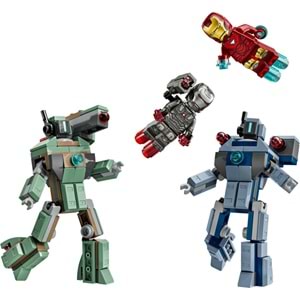 LEGO-76320 Marvel Iron Man ve War Machine, Hammer İnsansız Hava Araçlarına Karşı