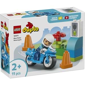 LEGO-10471 DUPLO® Mavi Polis Motosikleti