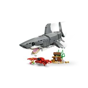 LEGO-31381 Creator Acımasız Köpek Balığı ile Hazine Sandığı