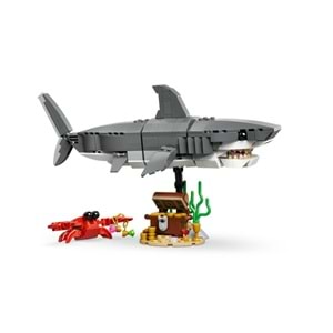 LEGO-31381 Creator Acımasız Köpek Balığı ile Hazine Sandığı