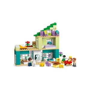 LEGO-10470 DUPLO® 3’ü 1 Arada Figürlü Modern Aile Evi