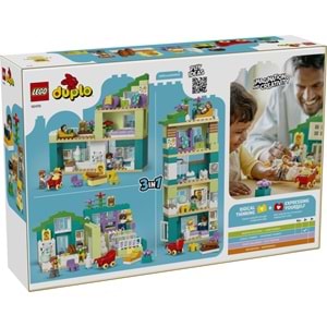 LEGO-10470 DUPLO® 3’ü 1 Arada Figürlü Modern Aile Evi