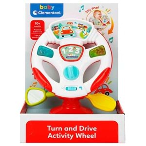 Clementoni-17899 Baby Clementoni Sesli ve Işıklı Aktivite Direksiyonu