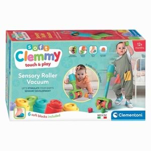 Clementoni Baby Soft Clemmy - Duyusal Vakumlu Süpürge 17975