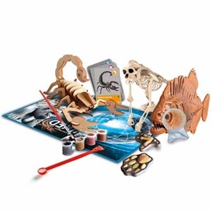 Clementoni-64093 Bilim ve Oyun Dünyadaki Hayvanların Tarihi 64093