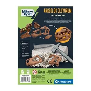 Clementoni-64469 Bilim ve Oyun T-Rex Kazı Seti