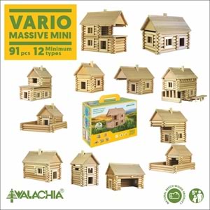 WALACHIA-W31 VARIO MASSIVE AHŞAP HOBİ KİTİ 91 PARÇA MK-W31