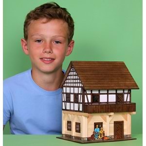 WALACHIA-W37 2 KATLI EV AHŞAP HOBİ KİTİ 115 PARÇA MK-W37